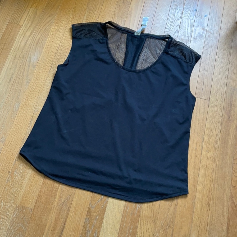 Black tank top
